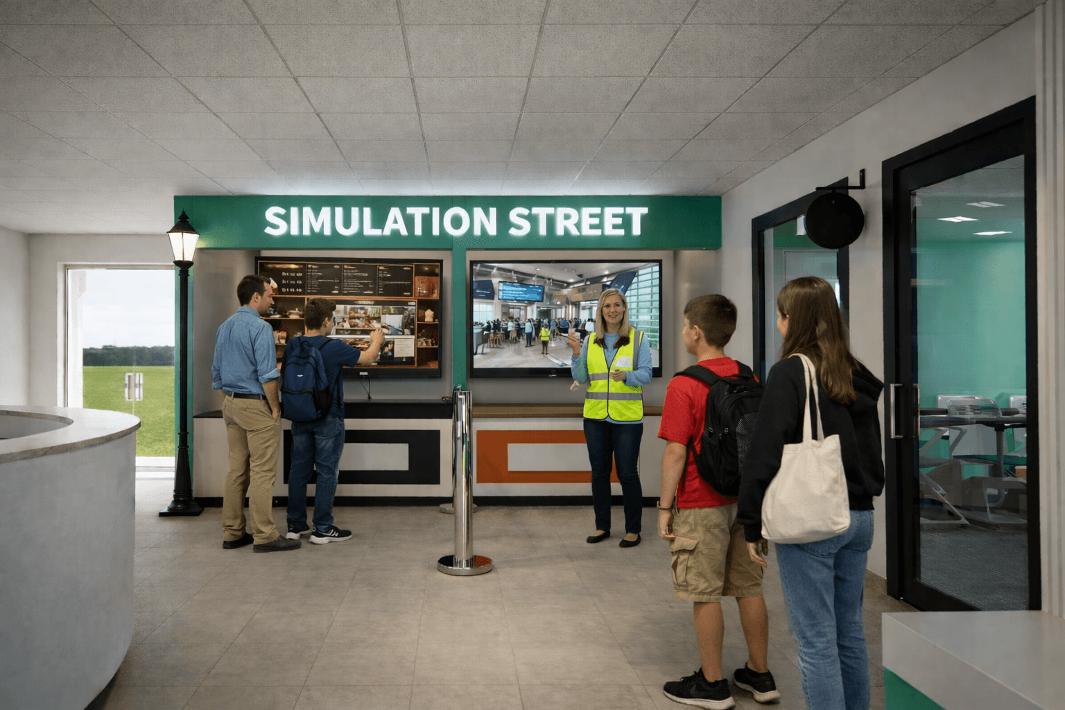 Simulation Street interactive learning area