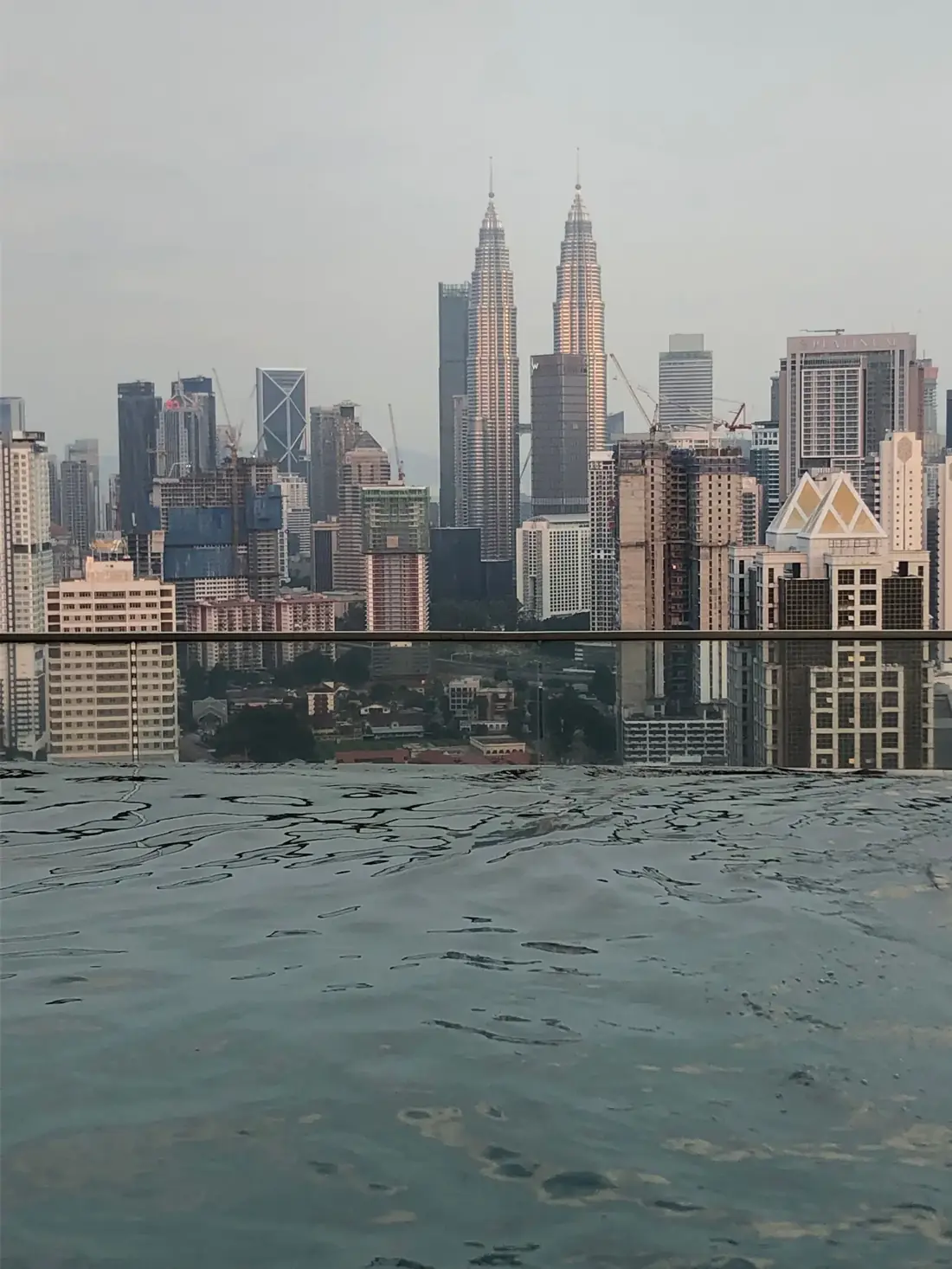 Kuala Lumpur skyline with the Petronas Twin Towers