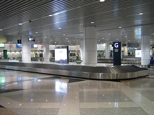 The baggage reclaim hall at KLIA