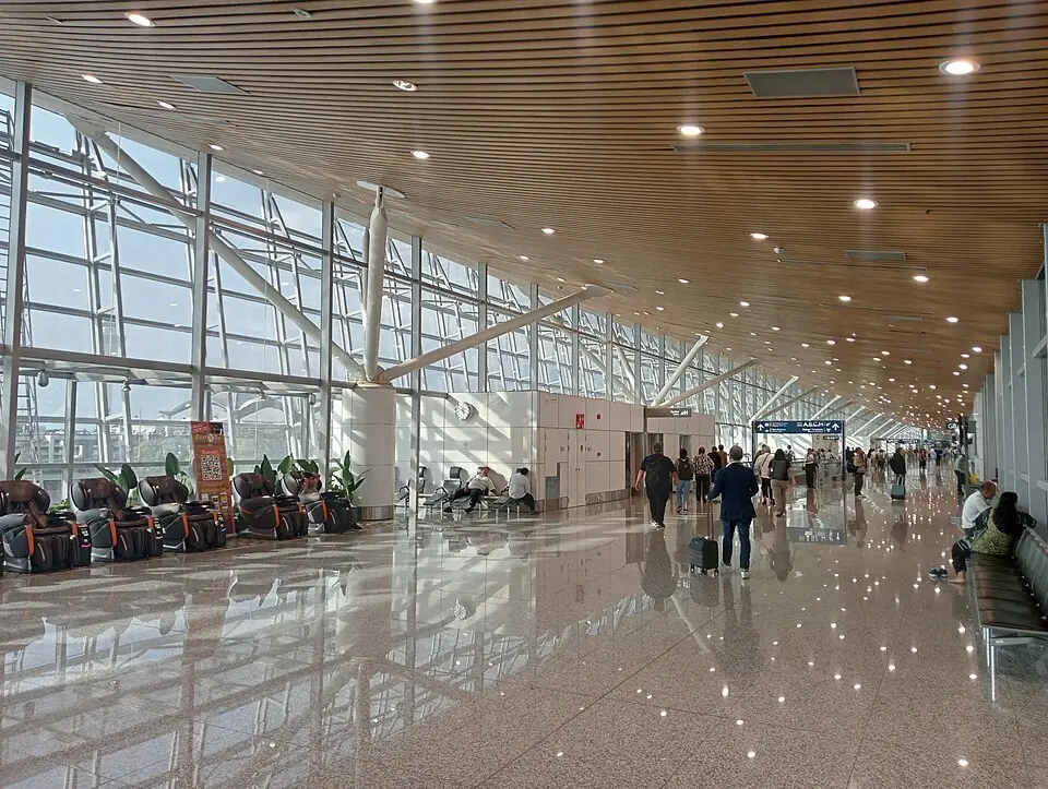 Inside the main terminal building of KLIA Terminal 1