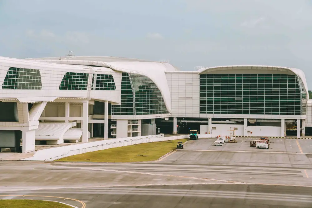 The klia2 terminal building at Kuala Lumpur International Airport